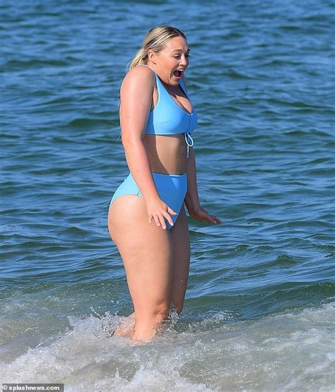 Iskra Lawrence Highlights Her Curves In A Flattering Blue