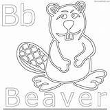 Beaver sketch template
