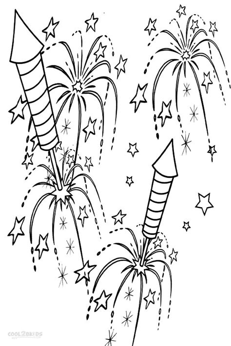 printable fireworks coloring pages  kids coolbkids