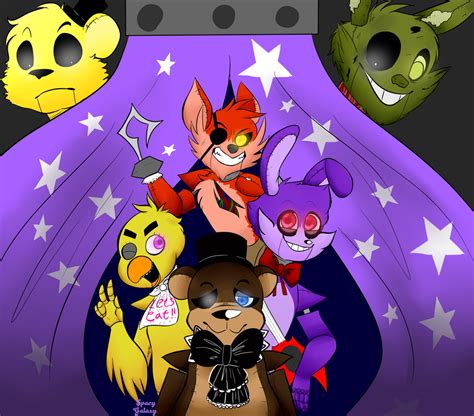 Fan Art Fnaf We Are Cool Re Make By Spacygalaxy On