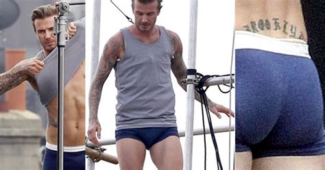 David Beckham Naked With His Trousers Down In Video And