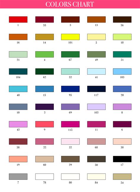 list  colors      tailor  dresses
