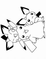 Pokemon Coloring Pages Pichu Colouring Pikachu Sheets Print Printable Kids Raichu Color Cartoon Book Pixl Alolan Boys Legendary Dialga Gif sketch template