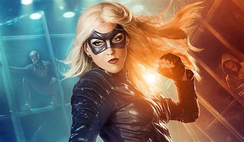 katie cassidy s black canary gets her own arrow cage match poster