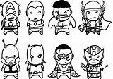 Avengers Coloring Pages Cute Kids sketch template