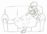 Cuddling Couch Cuddle Pkm sketch template