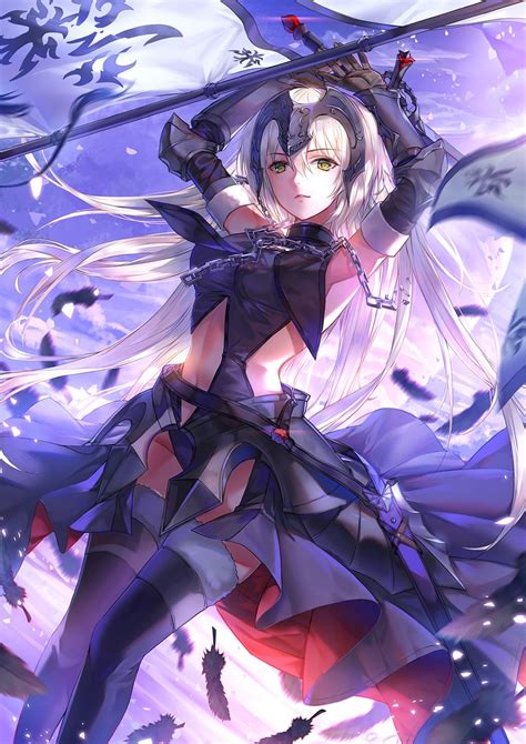 jeanne d arc alter jalter fate anime joan of arc fate one punch anime