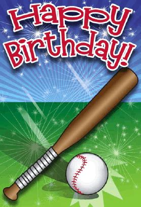 baseball birthday card happy birthday baseball happy birthday wishes