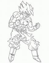Coloring Goku Super Saiyan Ball Dragon Pages God Characters Popular Library Clipart Coloringhome sketch template
