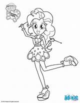 Coloring Pages Pony Little Pie Pinkie Hellokids sketch template