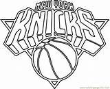 Coloring Knicks York Nba Pages Printable Color Sports Coloringpages101 Print Getcolorings sketch template