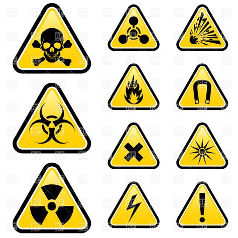 warning icons clipartsco