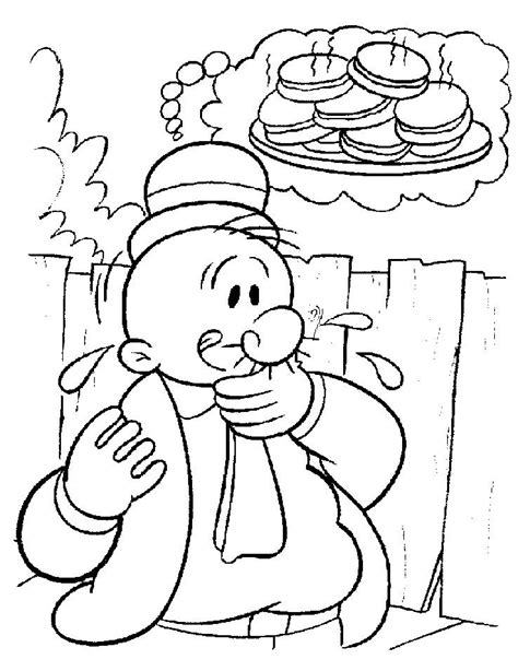 popeye coloring pages minister coloring