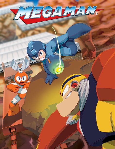mega man legacy collection official art game art hq