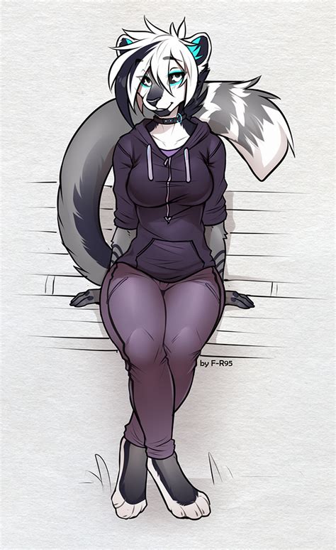 kitty in a hoodie by f r95 r furry