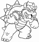Bowser Coloring Pages Drawing Super Dry Kids Mario Printable Color Sheets Monster Print Cartoon Book Board Colorings Choose Lucy Disimpan sketch template