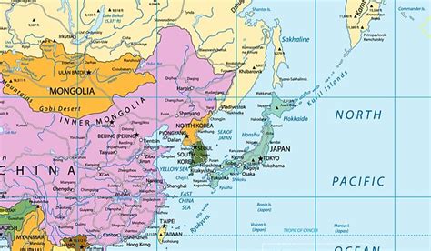Jungle Maps Map Of Japan And Surrounding Countries
