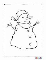 Snowman Coloring Pages Activity sketch template
