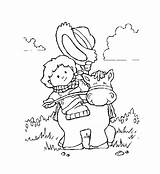 Fisher Price Coloring Printable Pages Little People Kids Farm Cowboy sketch template