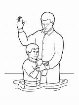 Baptism Lds sketch template
