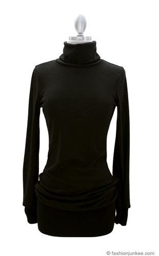 long sleeve knit turtleneck sweater mini dress ribbed black