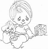 Croche Artesanato Para Pintura Bebe Bebezinho Riscos sketch template