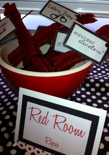 Red Room Ropes Bachelorette Party 50 Shades Party Red Rooms