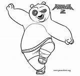 Panda Fu Kung Po Coloring Sheets Warrior Pages Colouring Dragon Master Para Colorir Kids Movie sketch template