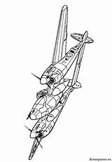 Kleurplaten Vliegtuigen Tweede Wereldoorlog 38j Lockheed 1943 Lightening Wwii Aircrafts Flugzeugen Mewarn11 Malvorlage Planes Downloaden Uitprinten Vriend Wo2 Voertuigen sketch template