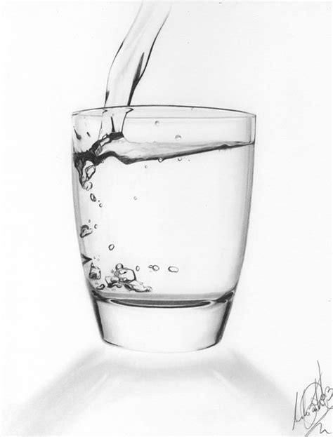 20 Inspiration Drawing Glass Of Water Simple Day Book