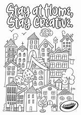 Stay Crayola sketch template