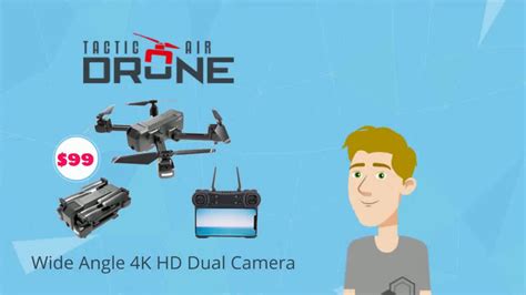 tactic air drone  dual camera   full preview  features youtube