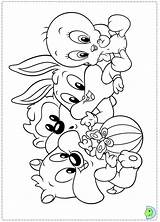 Looney Tunes Coloring Baby Pages Toons Drawings Disney Printable Bing Kids Colouring Draw Cartoon Dinokids Clipart Names Print Book Characters sketch template