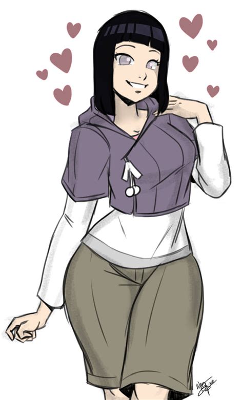 boruto milf sexy adult hinata colored by blox by devinsaurusnext on