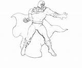 Magneto sketch template