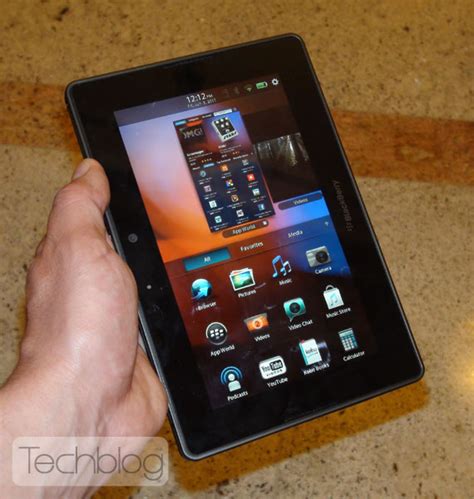 blackberry playbook tablet βίντεο παρουσίαση techblog gr