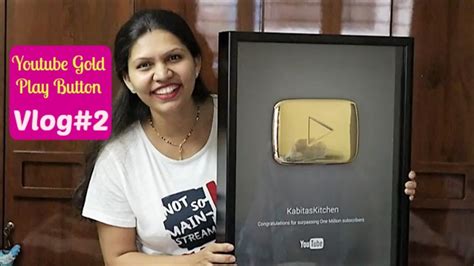Kabitavlogs Gold Play Button Sharing My Happiness 1