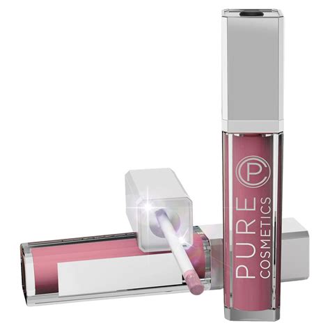 pure cosmetics pure illumination push top light  lip gloss beauty