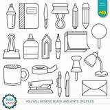 Supplies Stationery sketch template