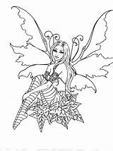 Coloring Pages Fairies Fairy Amy Brown Faries Cute Book Fantasy Drawing Dragon Drawings Sprite Adult Mystical Elves Colouring Printable Adults sketch template