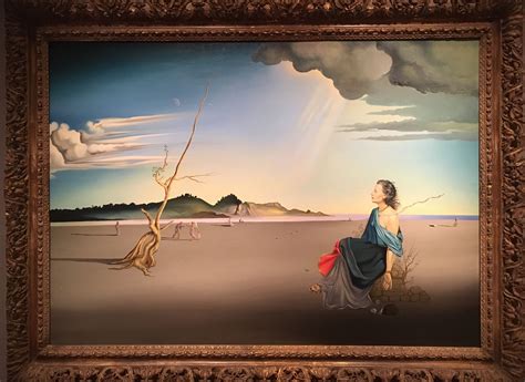Enid Haldorn By Salvador Dalí 1948 Painting Scenic Views Dali