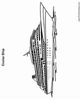 Ship Cruise Coloring Pages Colouring Kids Printactivities Boats Boat Ships Sheets Sheet Print Printables Search sketch template
