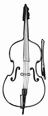 Clip Violin Cello Clipart Cliparts Viola Violoncello Library Coloring Template sketch template