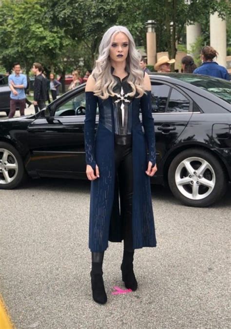 Caitlin Snow The Flash Season 6 Killer Frost Blue Leather Coat