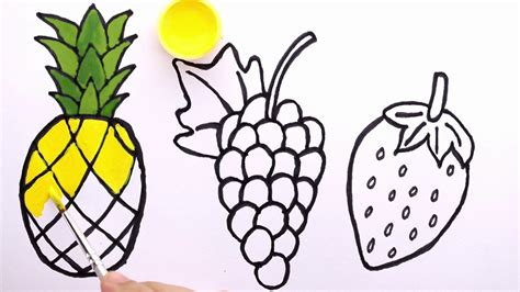 fruit drawing  kids   draw  cute fruits fruit drawing easy