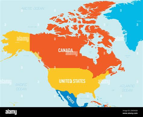 mapa norteamerica fotos und bildmaterial  hoher aufloesung alamy