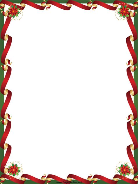 paper  christmas border printables discover  beauty