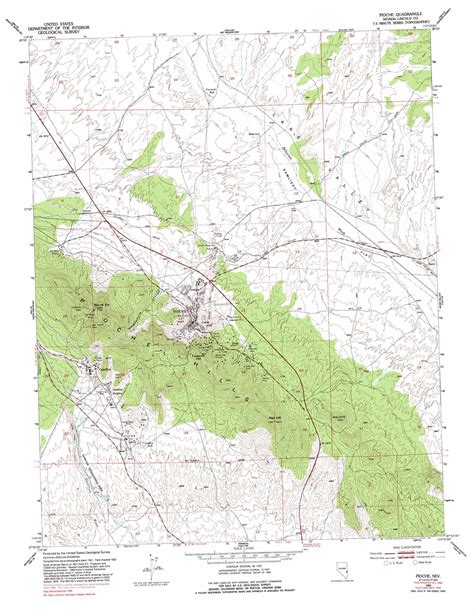 pioche topographic map nv usgs topo quad