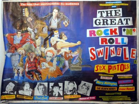 Sex Pistols The Great Rock N Roll Swindle Uk Poster Film Poster The