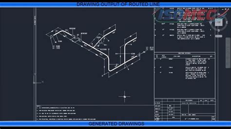 draw piping isometric drawings  isomac software youtube